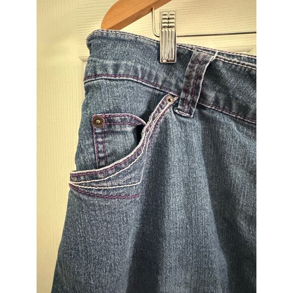 VTG Sunshine Apparel Women’s 18W Long Maxi Jeans Skirt plus size - Picture 5 of 8